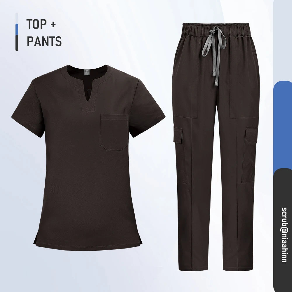 Ensemble Médical Femme - Haut et Pantalon (10 Couleurs)