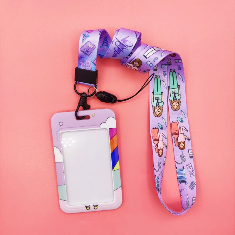 Porte-badge avec cordon pour infirmières et médecins