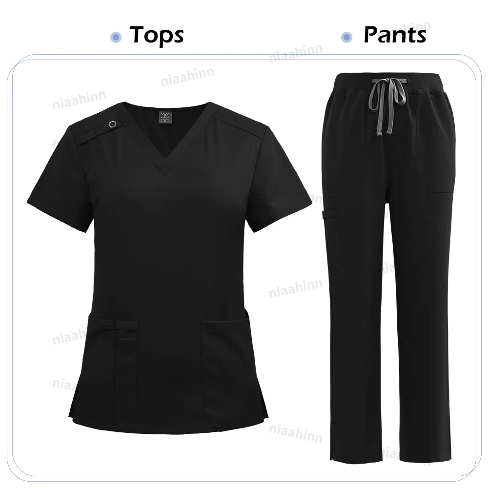 Ensemble Médical Femme - Haut et Pantalon (9 Couleurs)