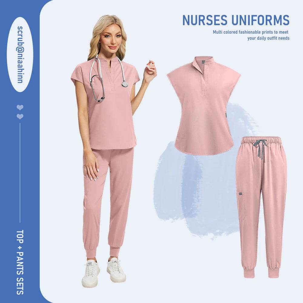 Ensemble Médical Femme - Haut et Pantalon (16 Couleurs)