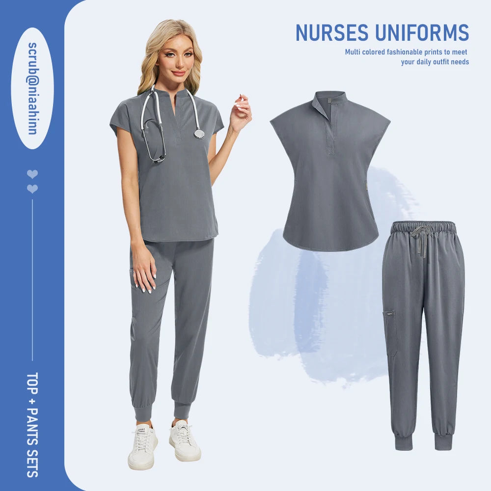 Ensemble Médical Femme - Haut et Pantalon (16 Couleurs)