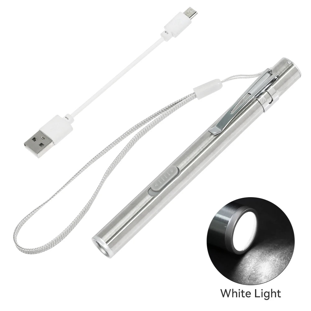 Lampe Stylo Médicale LED Rechargeable USB