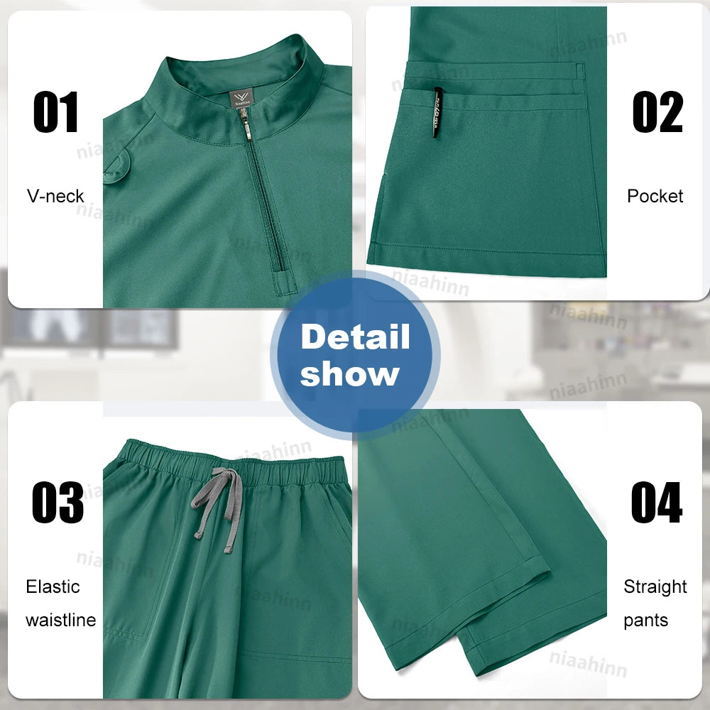 Ensemble Médical Femme - Haut et Pantalon (9 Couleurs)
