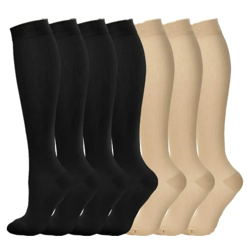 Bas de Compression Médicaux 20-30 mmHg - Lot de 3/6/7 Paires