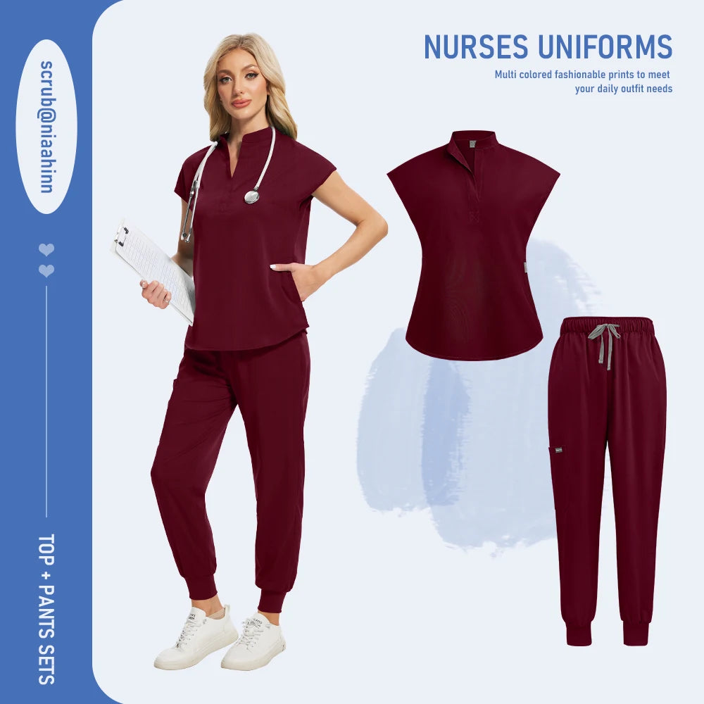 Ensemble Médical Femme - Haut et Pantalon (16 Couleurs)