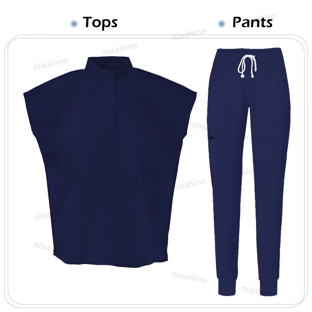 Ensemble Médical Unisexe - Haut Col V et Pantalon (5 Couleurs)