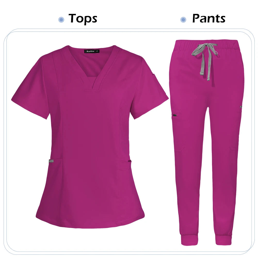 Ensemble Médical Femme - Haut et Pantalon (8 Couleurs)