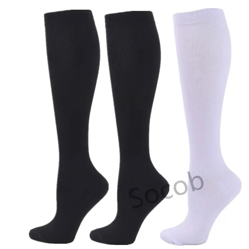 Bas de Compression Médicaux 20-30 mmHg - Lot de 3/6/7 Paires