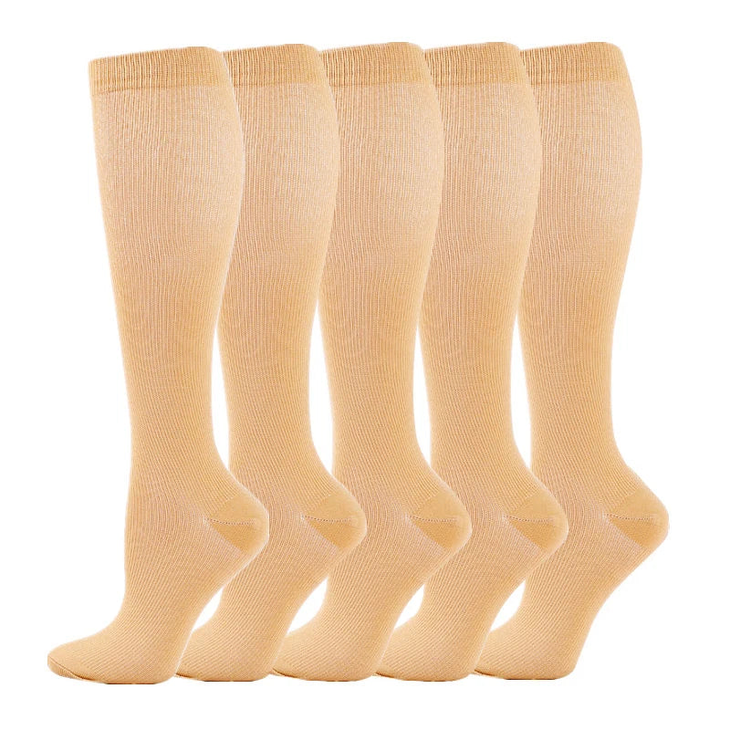 Bas de Compression Médicaux 20-30 mmHg - Lot de 3/6/7 Paires