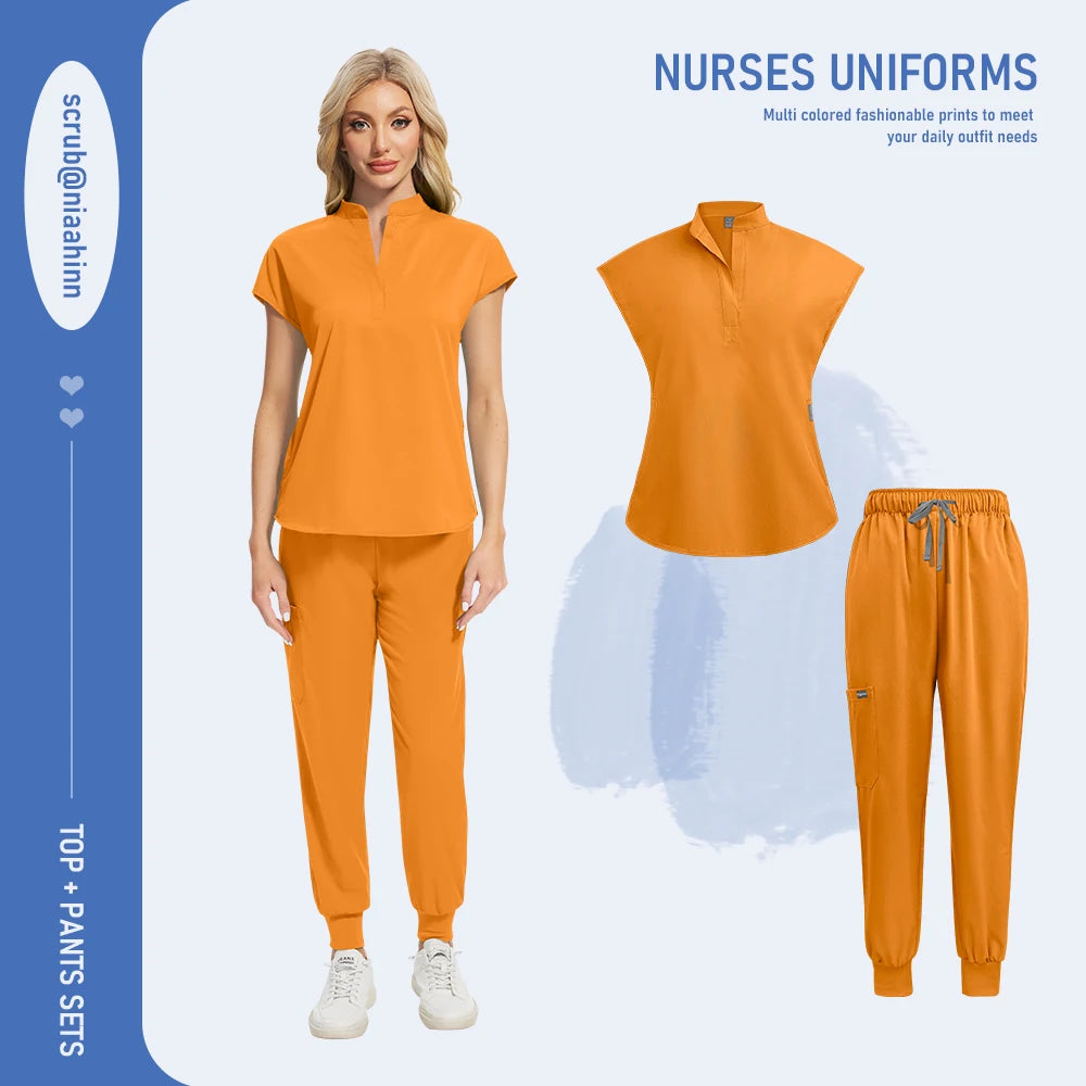 Ensemble Médical Femme - Haut et Pantalon (16 Couleurs)