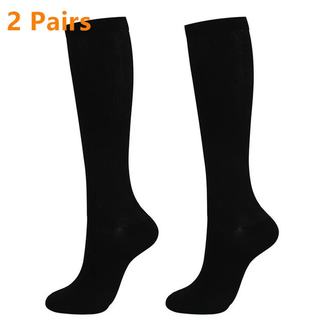 Bas de Compression Anti-Fatigue - Lot de 2 Paires
