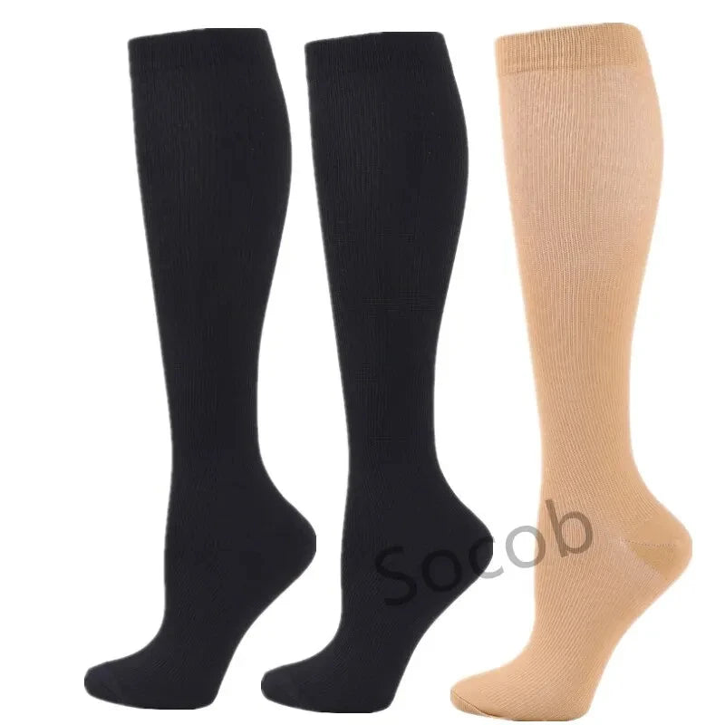 Bas de Compression Médicaux 20-30 mmHg - Lot de 3/6/7 Paires