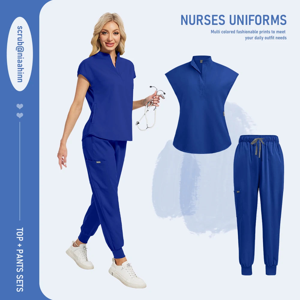 Ensemble Médical Femme - Haut et Pantalon (16 Couleurs)