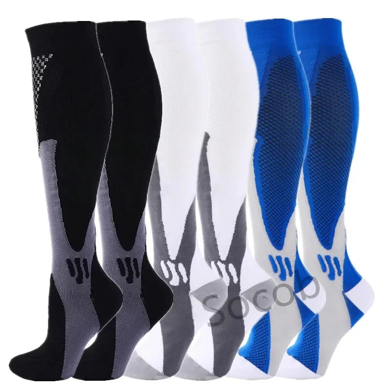 Bas de Compression Médicaux 20-30 mmHg - Lot de 3/6/7 Paires