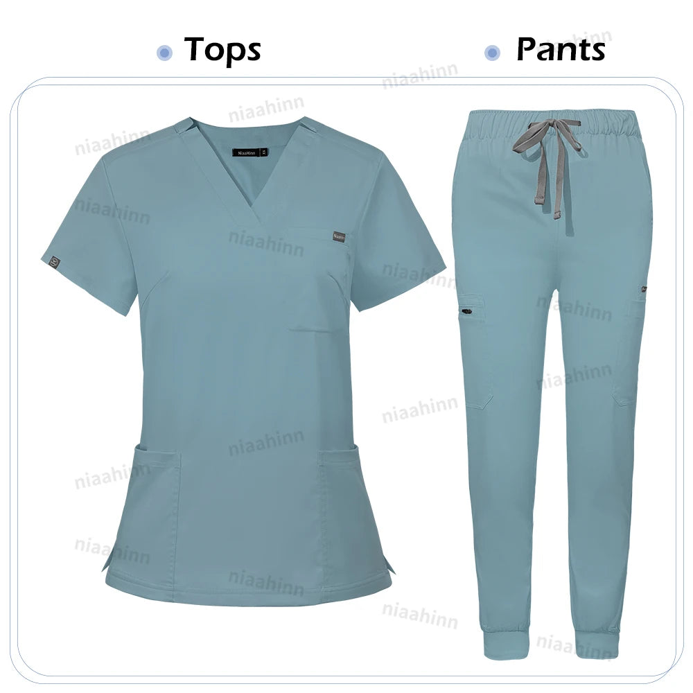 Ensemble Médical Femme - Haut et Pantalon (11 Couleurs)
