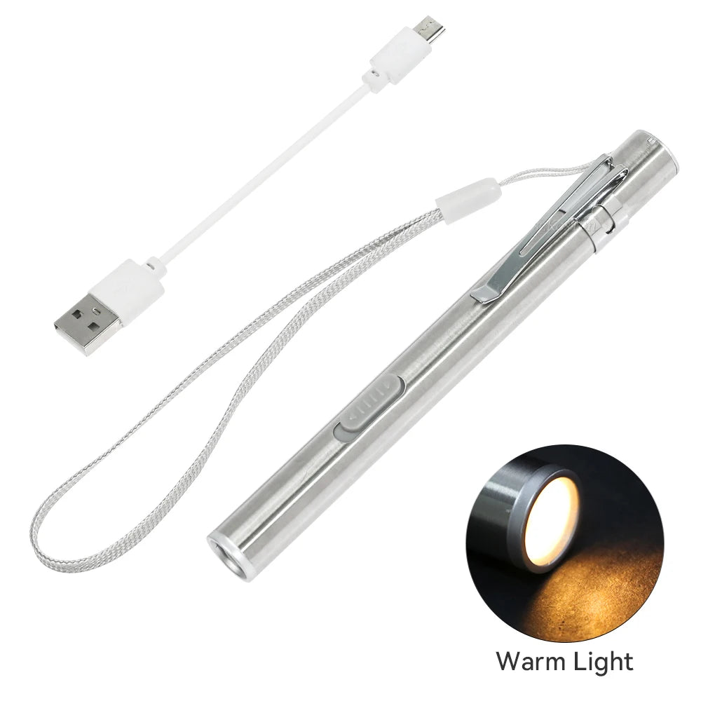 Lampe Stylo Médicale LED Rechargeable USB