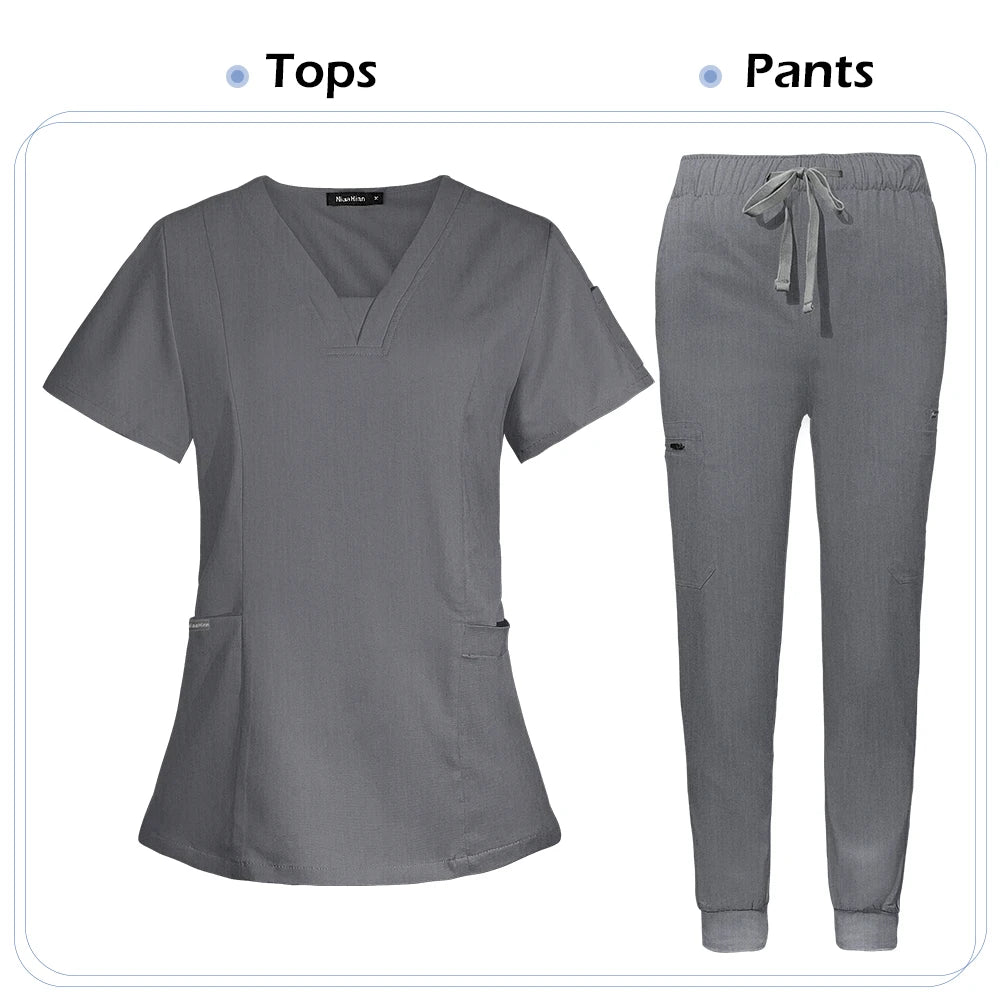 Ensemble Médical Femme - Haut et Pantalon (8 Couleurs)
