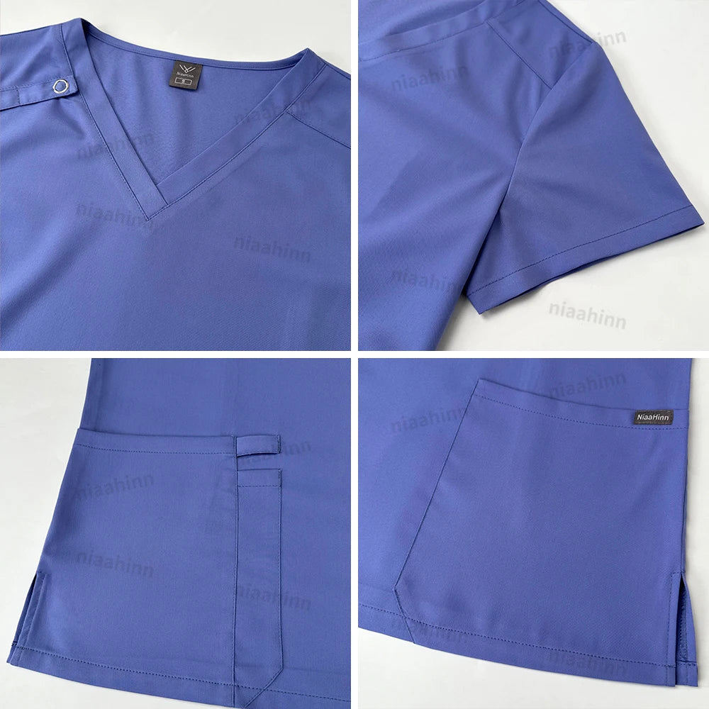 Ensemble Médical Femme - Haut et Pantalon (9 Couleurs)