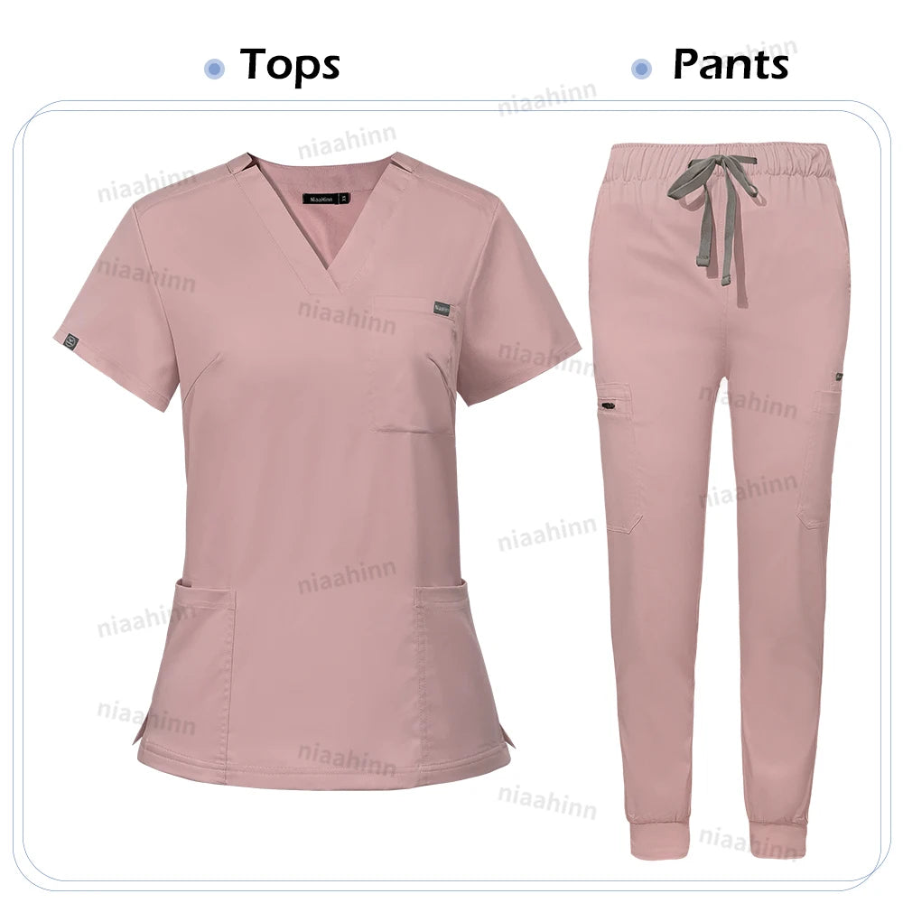 Ensemble Médical Femme - Haut et Pantalon (11 Couleurs)