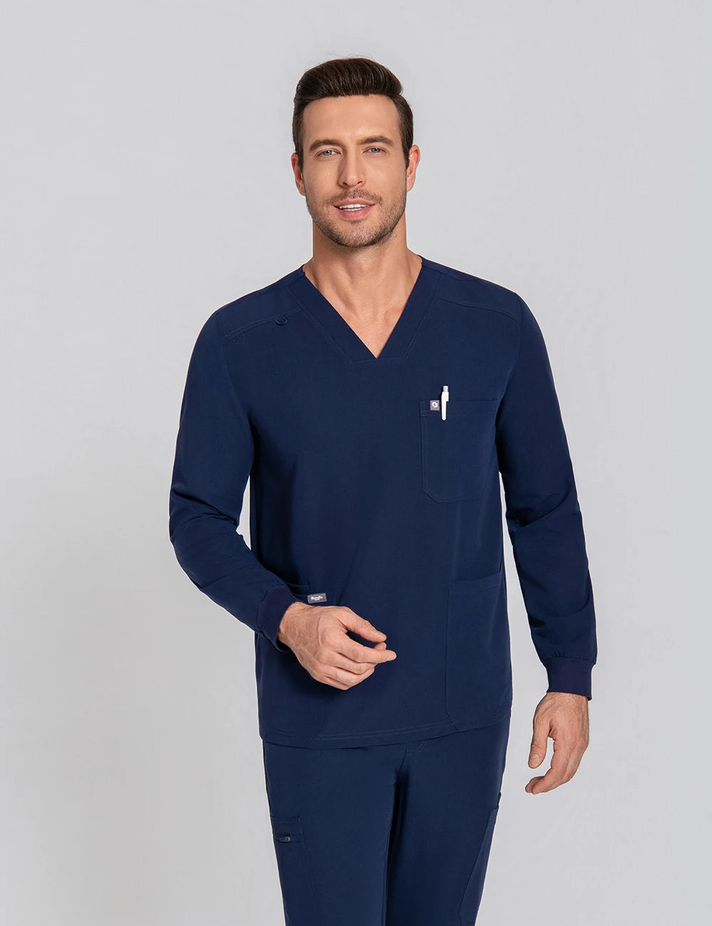 KUNGFU SCRUBS Ensemble médical homme manches longues antibactérien