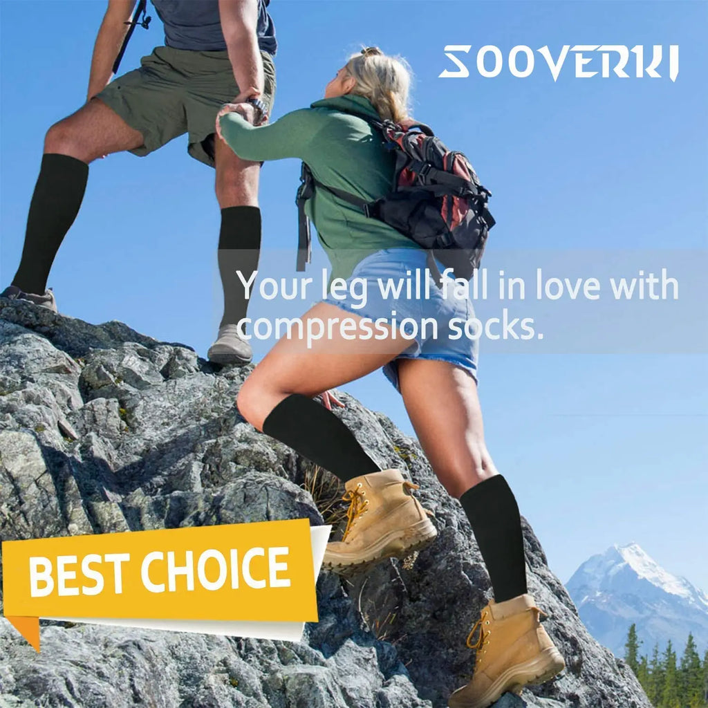 Bas de Compression Médicaux 20-30 mmHg - Lot de 3/6/7 Paires