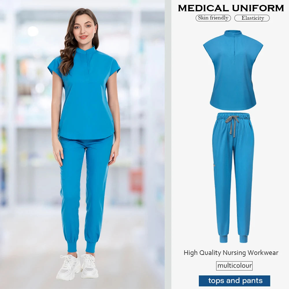 Ensemble Médical Femme - Haut et Pantalon (16 Couleurs)