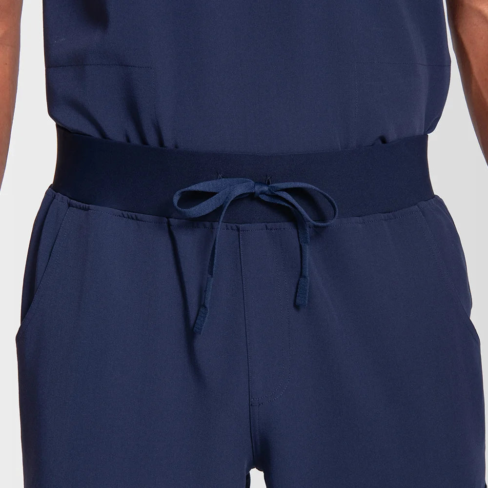 KUNGFU SCRUBS Ensemble médical homme anti-froissement style jogger