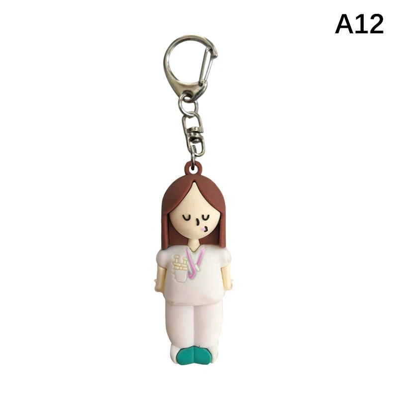 Ouvre-ampoule en forme de seringue avec porte-clés