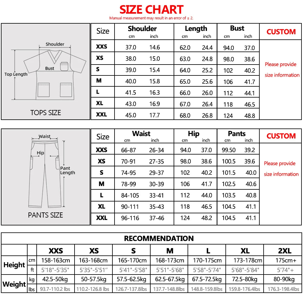 KUNGFU SCRUBS Pièces médicales séparées femme - Haut ou pantalon antibactérien