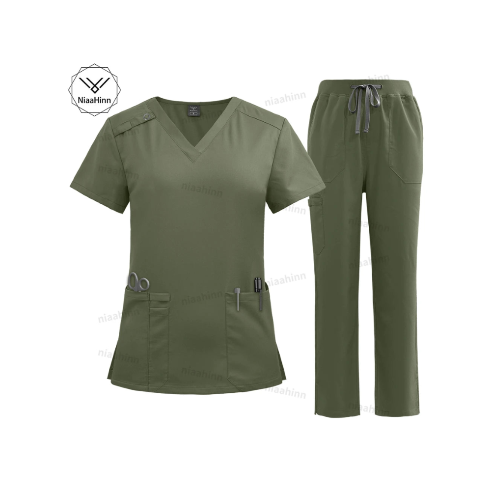 Ensemble Médical Femme - Haut et Pantalon (9 Couleurs)