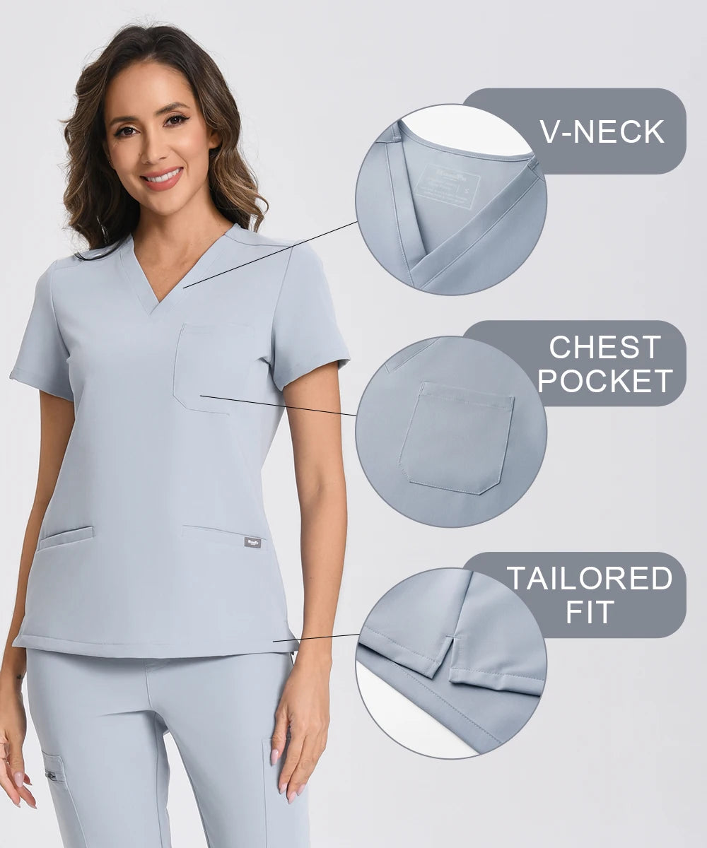 KUNGFU SCRUBS Ensemble médical femme anti-froissement