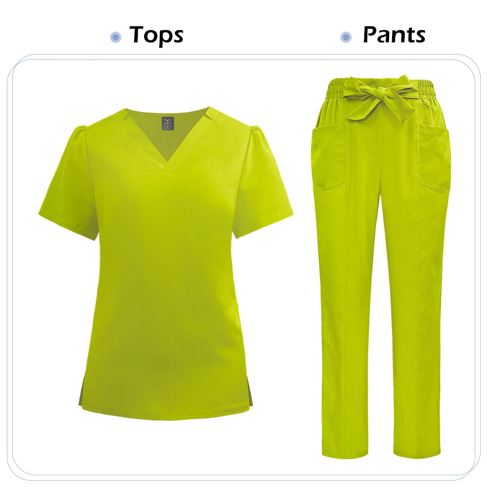 Ensemble Médical Femme - Haut et Pantalon (10 Couleurs)