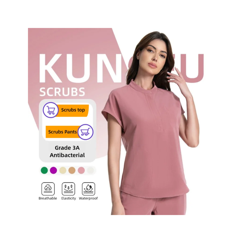 KUNGFU SCRUBS Pièces médicales séparées femme couleurs modernes - Haut ou pantalon