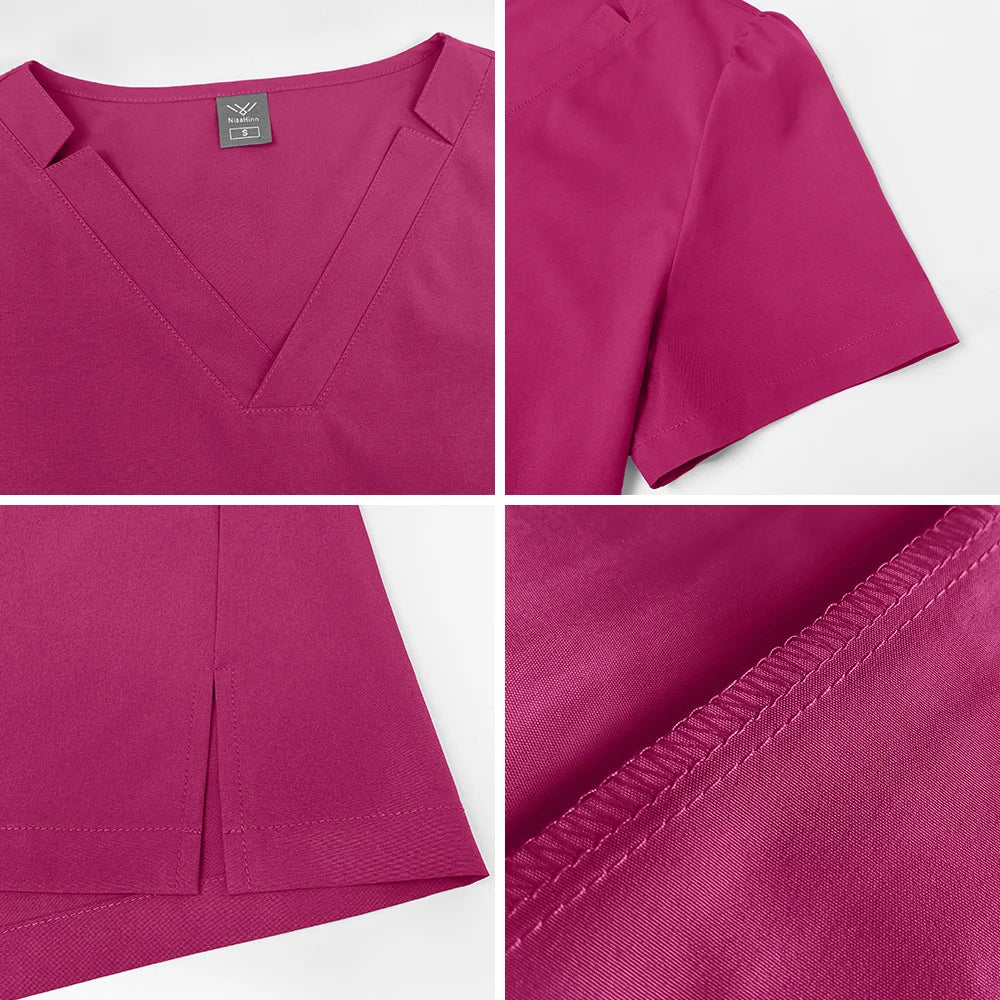 Ensemble Médical Femme - Haut et Pantalon (10 Couleurs)