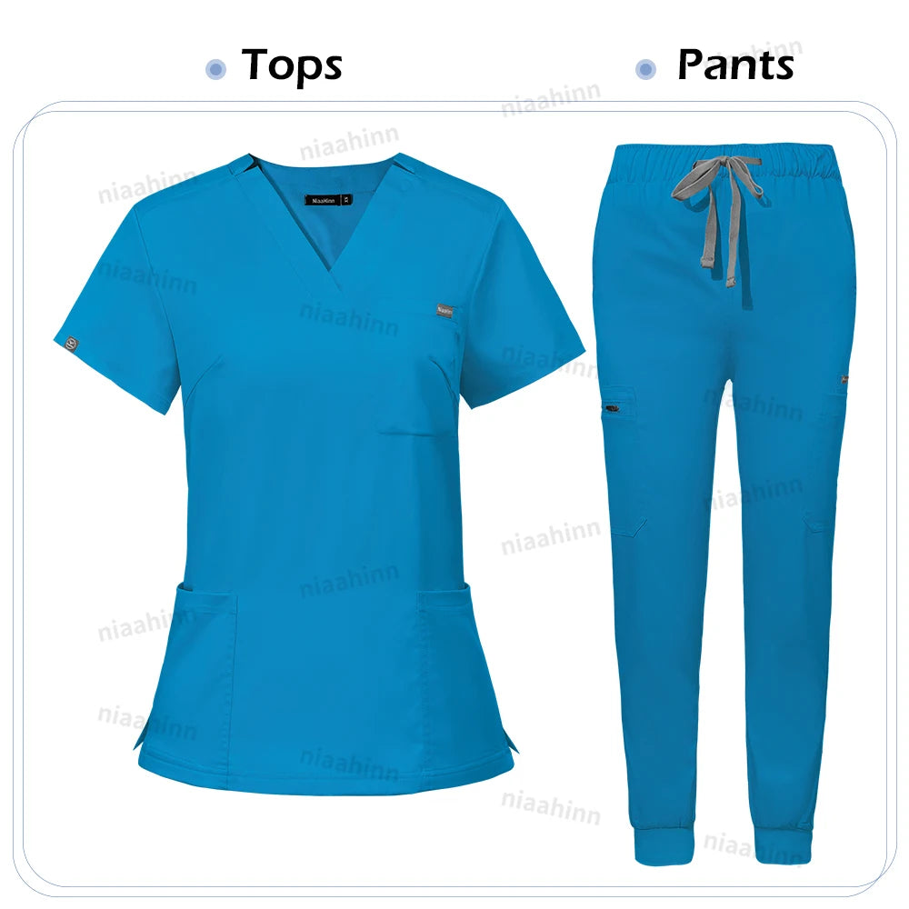 Ensemble Médical Femme - Haut et Pantalon (11 Couleurs)